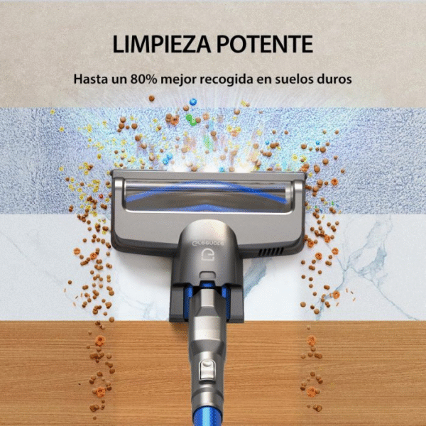 Greenote by Apeman—Cordless Handheld Lightweight Vacuum Cleaner, 23000PA Stick Vacuum 4 in 1, 200W with Dual Digital Motor LED Headlights, 35 Mins Runtime