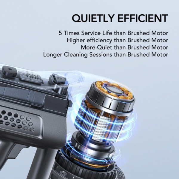 Greenote by Apeman—Cordless Handheld Lightweight Vacuum Cleaner, 23000PA Stick Vacuum 4 in 1, 200W with Dual Digital Motor LED Headlights, 35 Mins Runtime